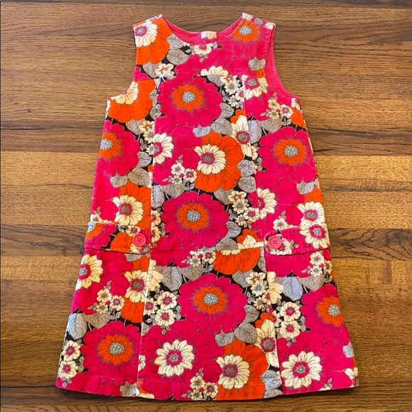 GAP Retro corduroy flower dress. Pristine. - Picture 2 of 8